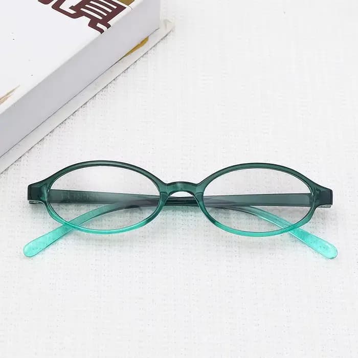 Lunettes de myopie rondes et ovales pour femmes, monture PC Anime, lunettes unies, lunettes de myopi