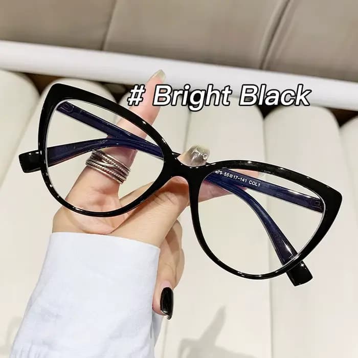 Lunettes Anti-bleu rétro pour femmes, verres d'ordinateur transparents, monture transparente décontr