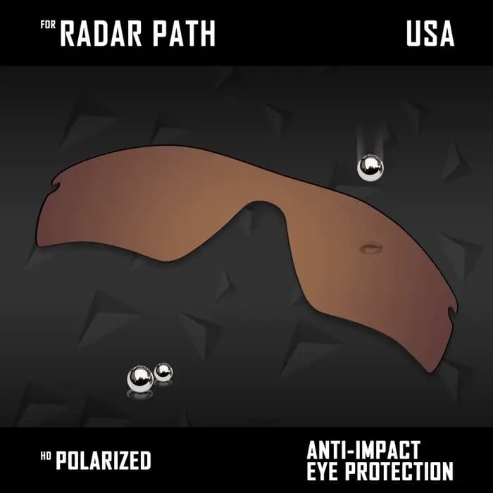 Wing WLIT-Verres de rechange polarisés pour lunettes de soleil Oakley Radar Path
