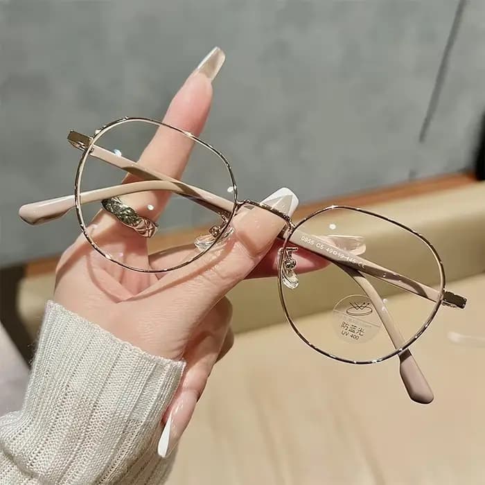Nouvelles Lunettes de Lecture Rétro Ultralégères 2025 – Design de Luxe, Monture Ronde, avec Dioptrie