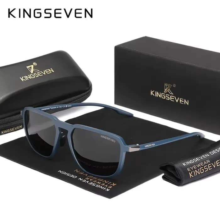 KINGSEVEN Lunettes de soleil polarisées classiques pour hommes et femmes, pour la conduite, protecti