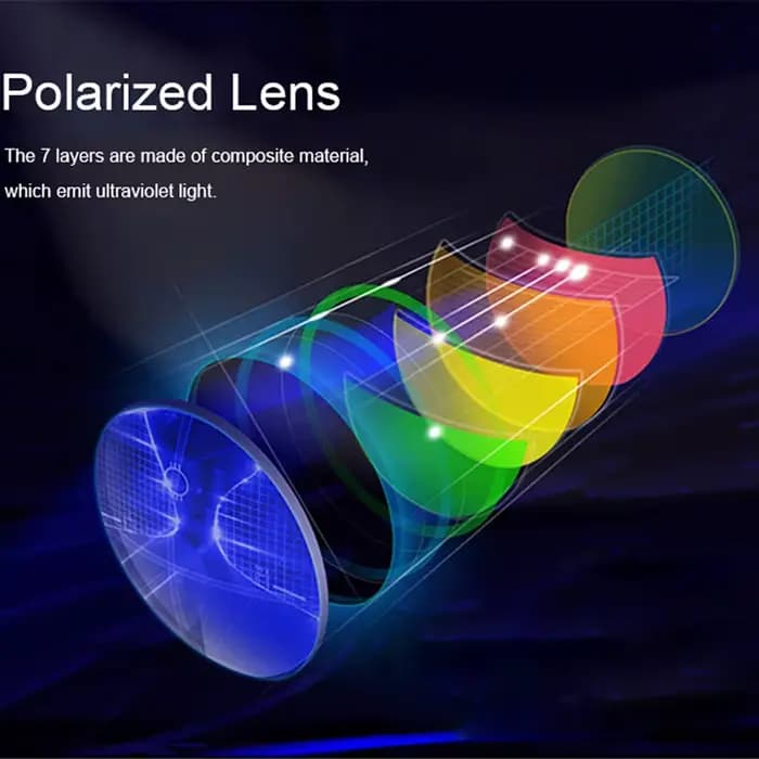 VIVIBEE rabattable polarisé ajustement sur lunettes lunettes de soleil hommes conduite UV400 photoch