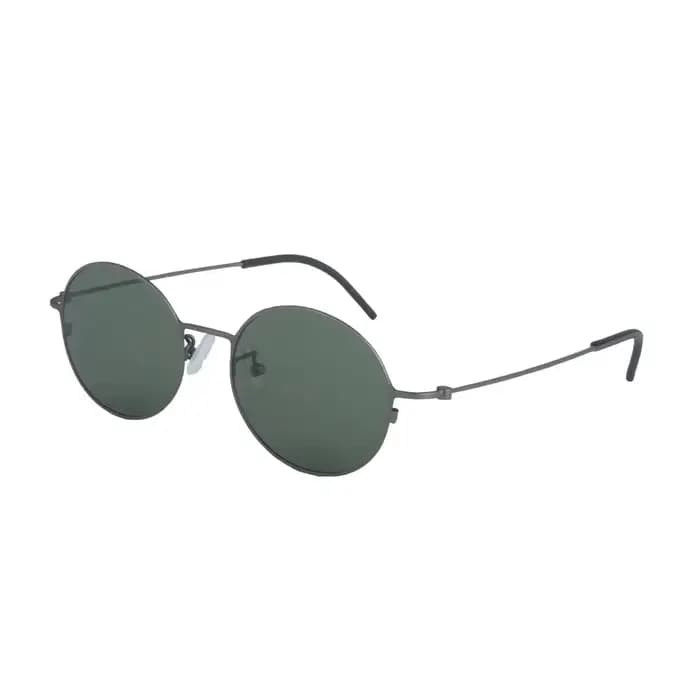 Lunettes de soleil polarisées rondes faites à la main pour hommes et femmes, ultralégères en titane 