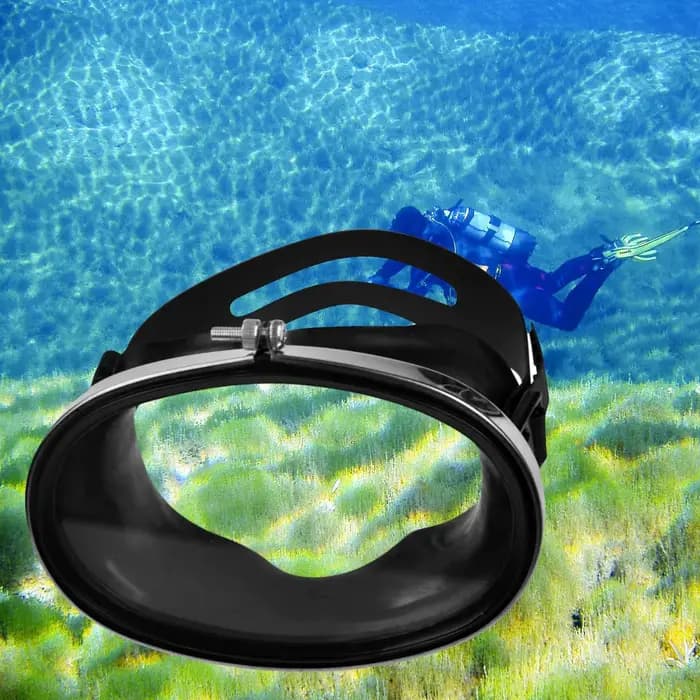 Masque de plongée avec tuba, Anti-buée, verre trempé, lunettes de plongée sous-marine, lunettes de n