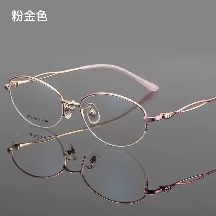 Reven Jate 1118 lunettes pour femme demi-monture optique Prescription monture de lunettes lunettes s