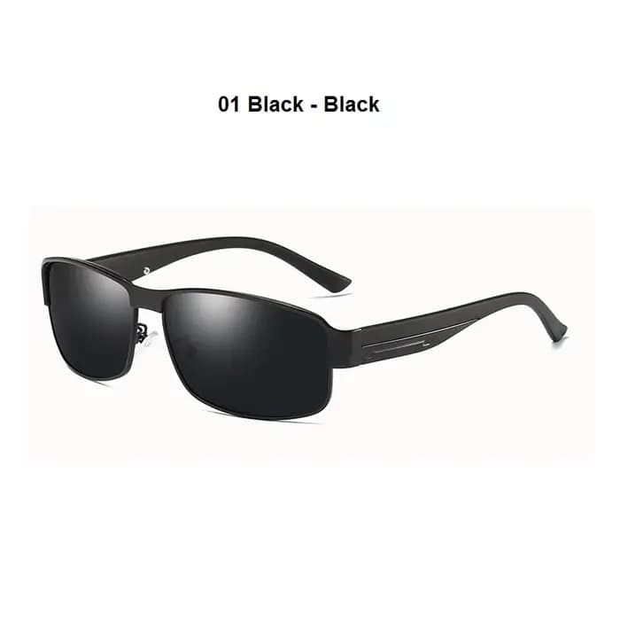 Lunettes de soleil de luxe pour hommes, pour la conduite et la pêche, en métal, style vintage, anti-