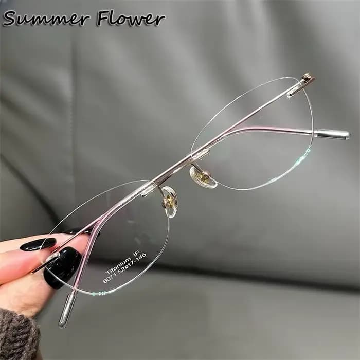 Lunettes flexibles sans monture pour femmes, Ultra légères, élégantes, monture tendance pour Opitcal