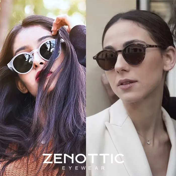 ZENOTTIC rétro lunettes de soleil polarisées 2023 2024 hommes femmes Vintage petit cadre rond lunett