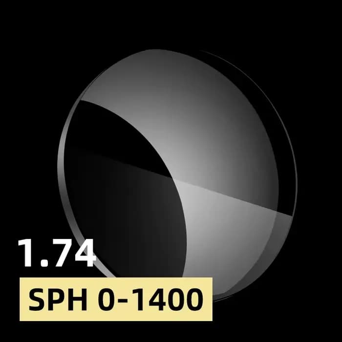 Lentilles de Prescription asphériques, indice 1.74 de corée, Ultra mince, CR-39, myopie, hypermétrop