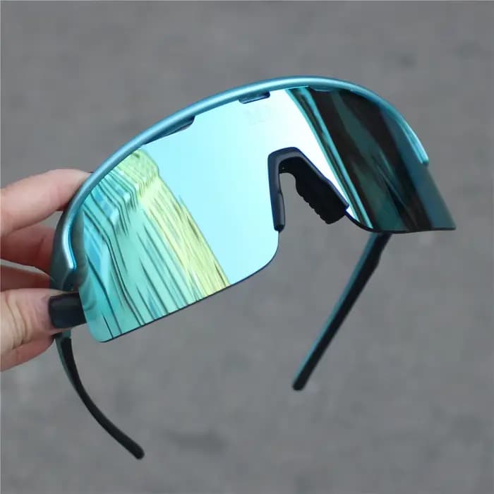 Lunettes de cyclisme néon pour adultes, lunettes de sport de plein air, lunettes de VTT, de pêche, d