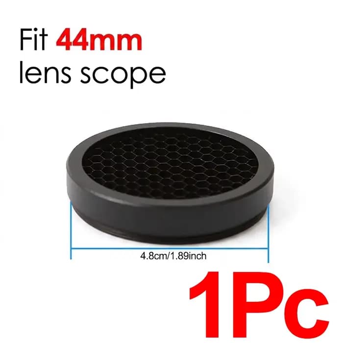 Protecteur de lunette tactique en alliage d'aluminium, grille de protection en nid d'abeille pour le