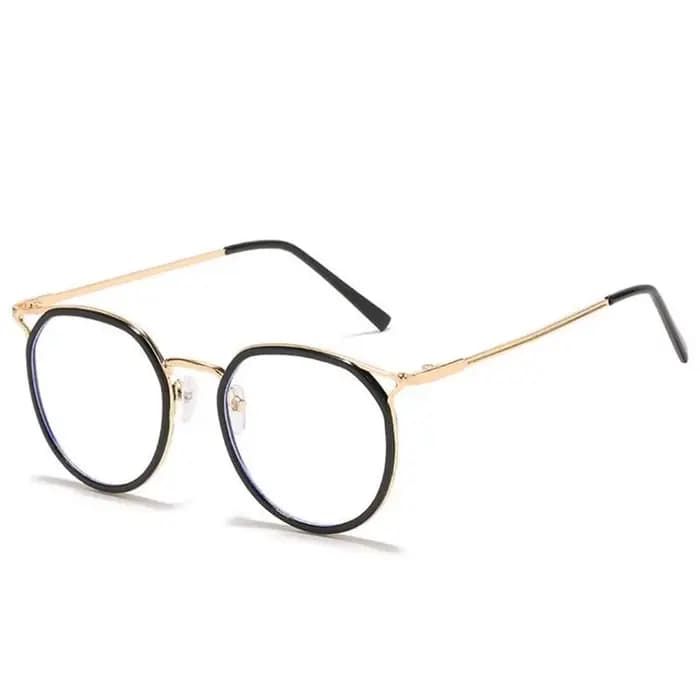 Lunettes de Prescription œil de chat pour myopie, monture en or Rose, pour femmes et hommes, lunette