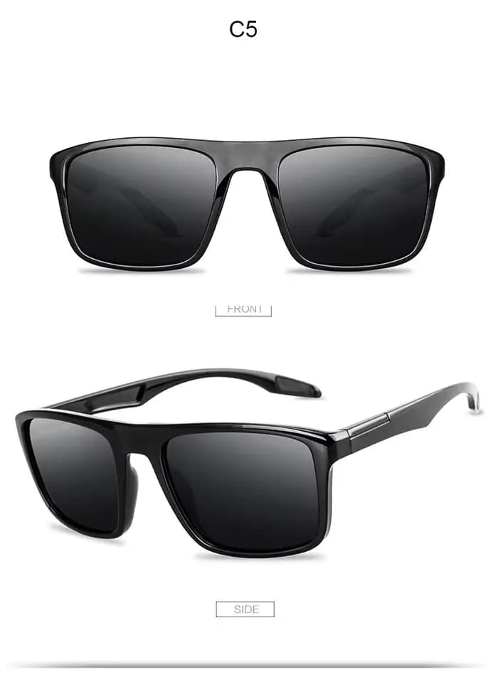 Lunettes de conduite classiques pour hommes, lunettes de soleil polarisées de styliste, pêche, rando