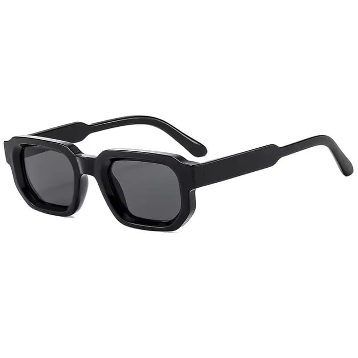 LAURINNY tendance rétro carré femmes lunettes de soleil marque Design clair gris cadre jaune lentill