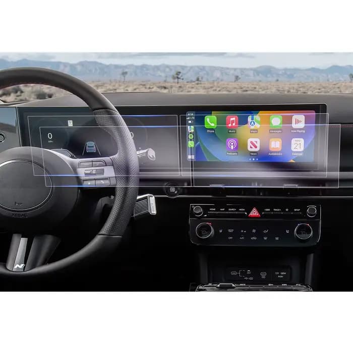 Verre trempé pour Hyundai Tucson NX4 2024 2025 2026, protecteur d'écran pour Instrument LCD de Navig