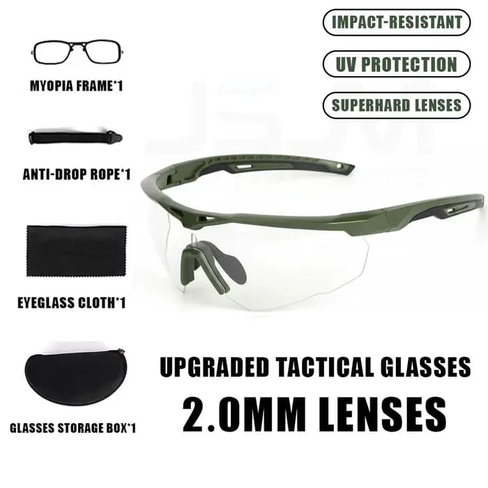Nouvelles lunettes de tir tactiques professionnelles Sports de plein air coupe-vent anti-poussière s
