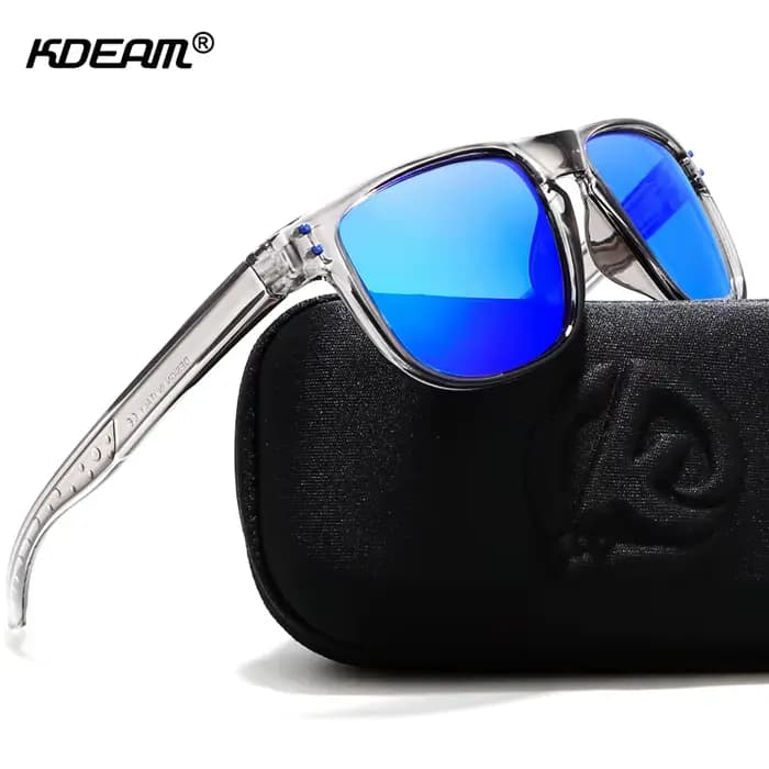 KDEAM-Lunettes de soleil polarisées légères pour hommes, durables, toutes tailles, verres de revêtem