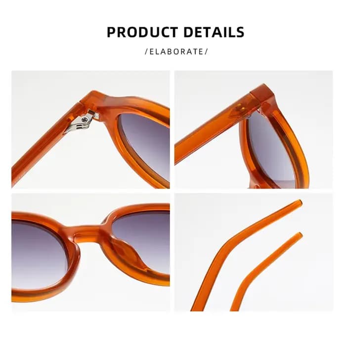 DDDLONG rétro mode ovale Punk Y2k lunettes de soleil femmes hommes lunettes de soleil Vintage UV400 