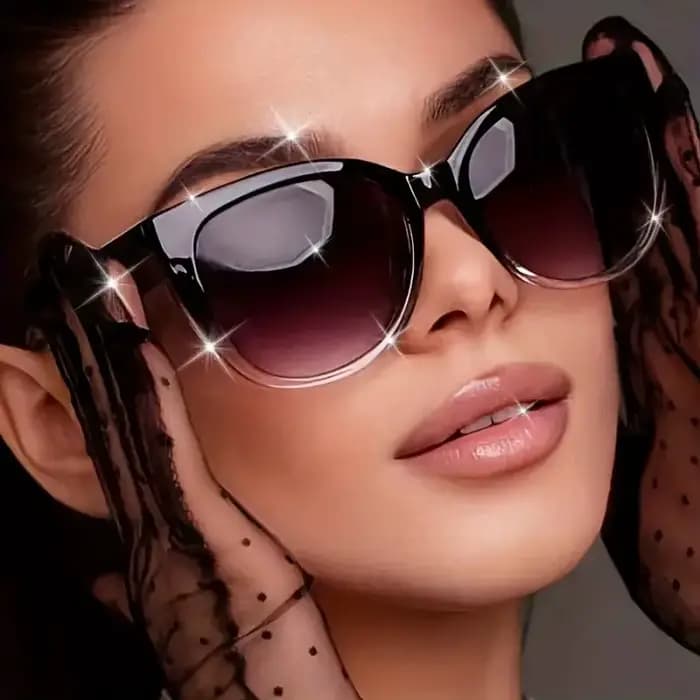 1pc lunettes de soleil à la mode rétro européennes et américaines pour hommes et femmes tendance pol