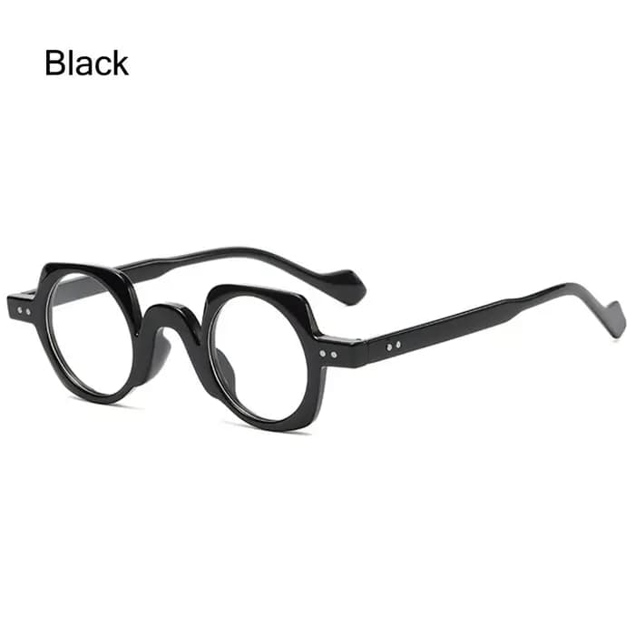 Lunettes bloquant la lumière bleue à monture carrée ronde, lunettes unisexes non contrevenants, styl