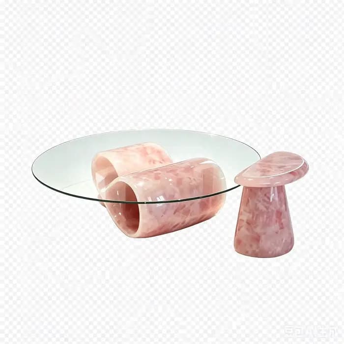 Tables basses en verre italien de luxe, tables basses en cristal pour salon, décorations, meubles St
