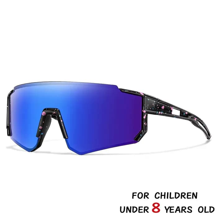 Lunettes de soleil de baseball pour enfants de 3 à 8 ans, lunettes de vélo d'extérieur pour garçons 