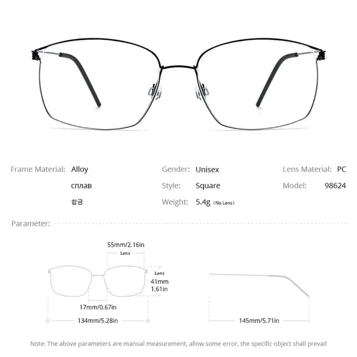 FONEX alliage de titane lunettes cadre hommes marque Design lunettes ultraléger danemark corée Morte