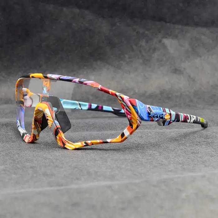 Lunettes de cyclisme KAPVOE à changement de couleur, coupe-vent, lunettes professionnelles pour la r