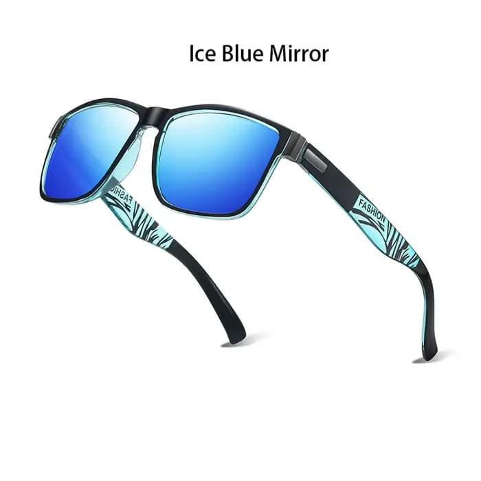 Lunettes de soleil carrées unisexes vintage à motif unique, de marque de créateur, pour hommes et fe