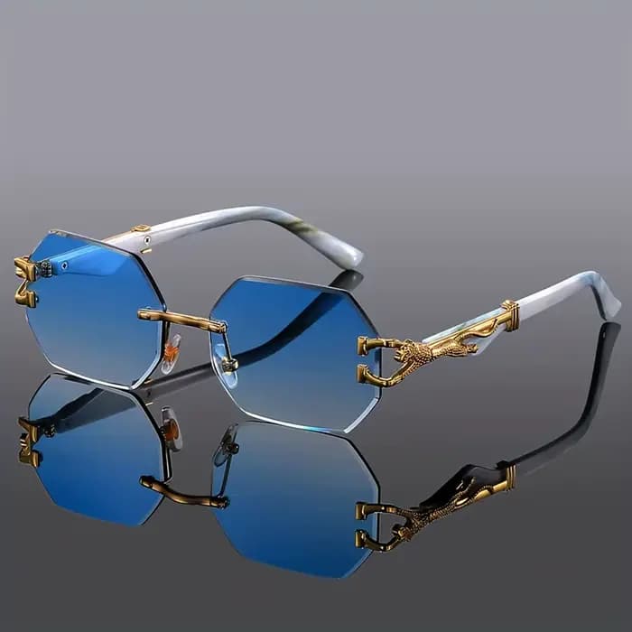 Lunettes de sport à imprimé léopard géométrique pour femmes, monture composite légère et durable, lu