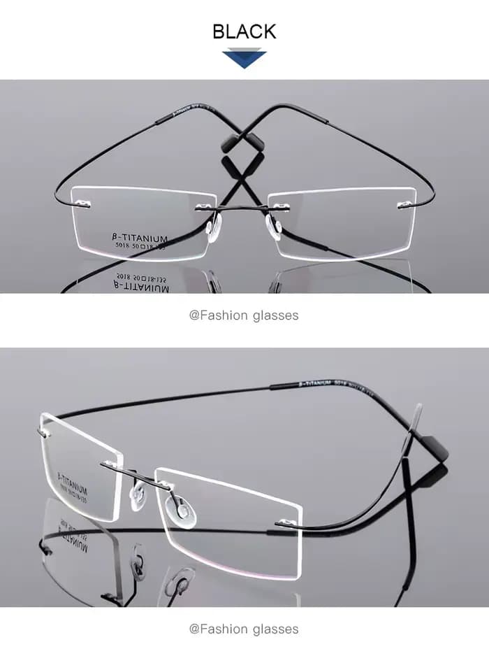 UVLAIK Super élastique titane lunettes montures hommes affaires alliage optique lunettes mâle person