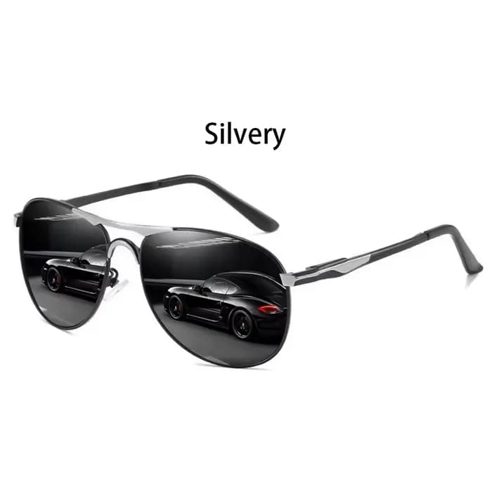 Lunettes de soleil de pilote surdimensionnées en métal de luxe pour hommes et femmes, idéales pour l