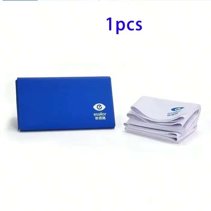 Chiffon de nettoyage en microfibre Essilor, anti-rayures, pour lunettes, lunettes de soleil, écran d