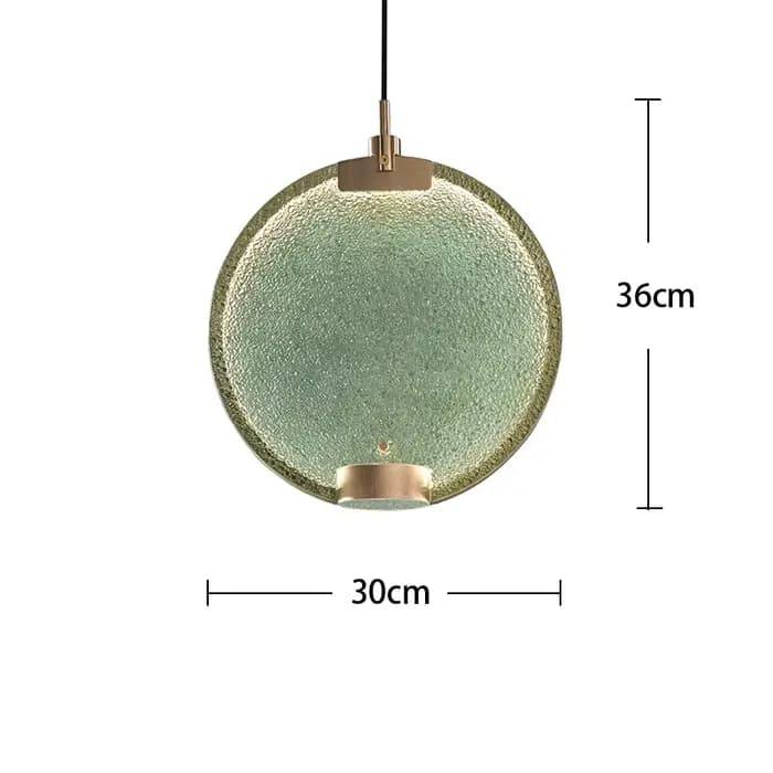 Masiero Horo suspension minimaliste en laiton luminaire verre rond suspension Loft Bar escalier Art 