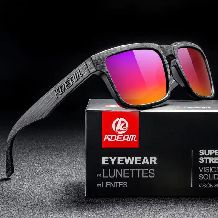 Kdeam lunettes de soleil polarisées pour hommes femmes lunettes d'extérieur pour Couple mode unisexe