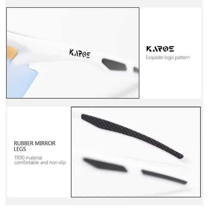 KAROS lunettes de cyclisme photochromiques pour vtt vélo de route UV400 lentille adaptative Anti-bué