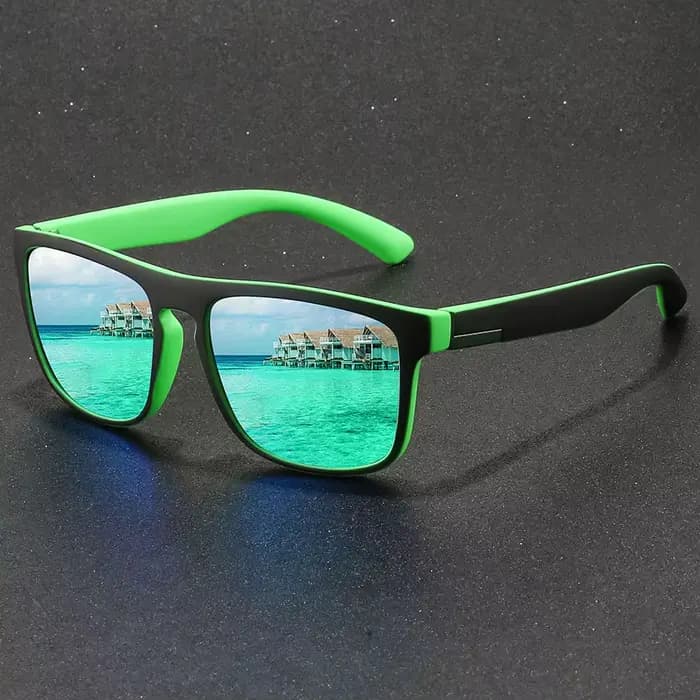14 pièces mode Vintage carré lunettes de soleil hommes femmes pêche conduite homme marque de luxe co