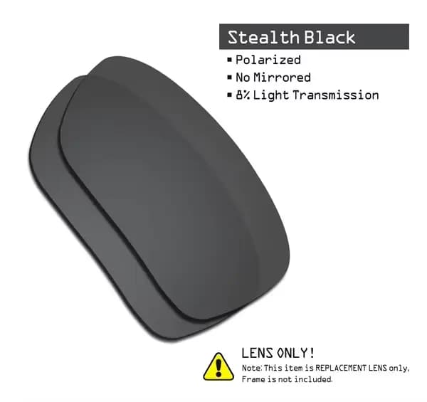 SmartVLT – verres polarisés de remplacement pour lunettes de soleil Oakley Si Ballistic Det Cord OO9