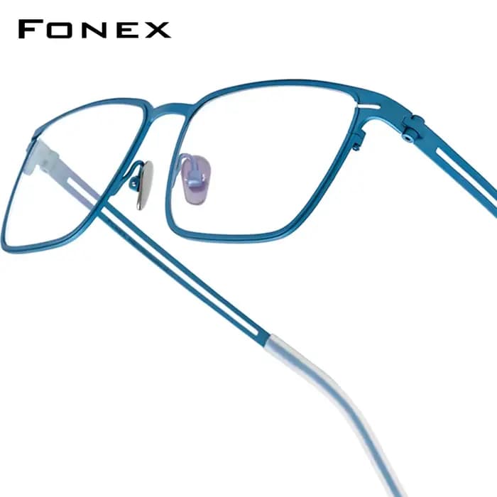 FONEX titane lunettes cadre hommes nouvelle marque Design lunettes carrées ultraléger japonais haute