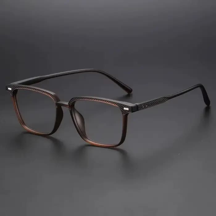 MOMOJA hommes classique carré lunettes cadre rétro affaires cadre décoratif femmes luxe optique lune