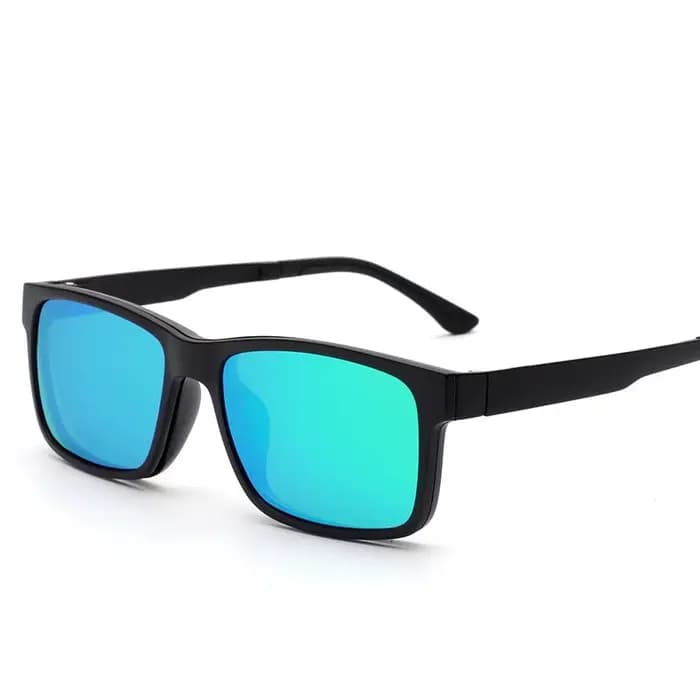 LONSY-Lunettes de soleil magnétiques optiques carrées pour hommes et femmes, lunettes de soleil vint