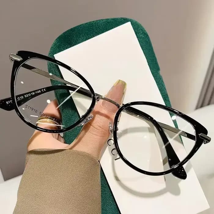 Lunettes de myopie finies œil de chat pour femmes et hommes, nouveau Style, lunettes bloquant la lum