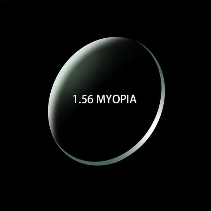 1.56 1.61 1.67 1.74 (+ 12.00 ~-12.00) Prescription CR-39 résine, lentilles optiques pour myopie hype