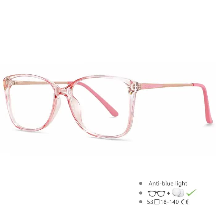 49587 femmes lunettes transparentes Anti lumière bleue ordinateur de jeu Tr90 Anti Ray lunettes de l