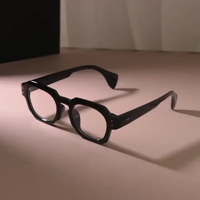 Lunettes carrées vintage pour hommes et femmes, lunettes de marque rétro, monture masculine, lentill
