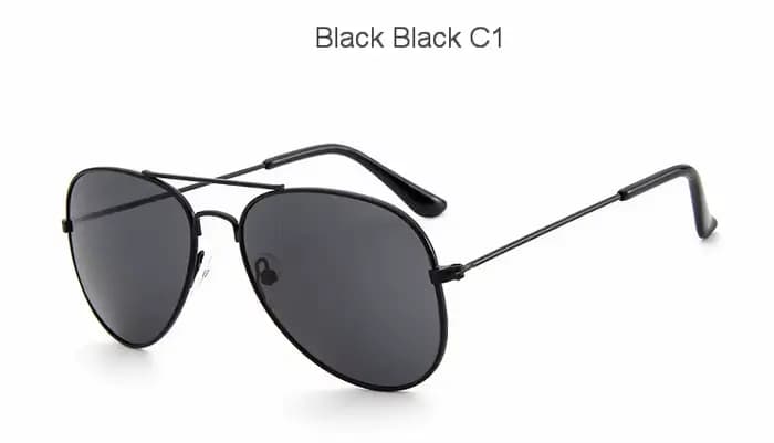Lunettes de soleil d'aviation pour garçon et fille, lunettes de soleil pilote pour enfants, lunettes