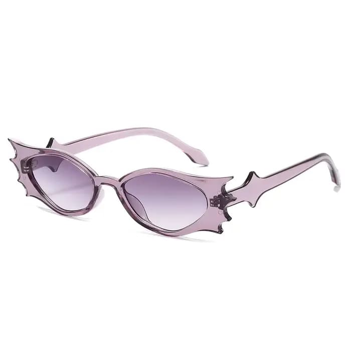 Lunettes de soleil exagérées en forme de chauve-souris de Style Hip-Hop pour hommes et femmes, lunet