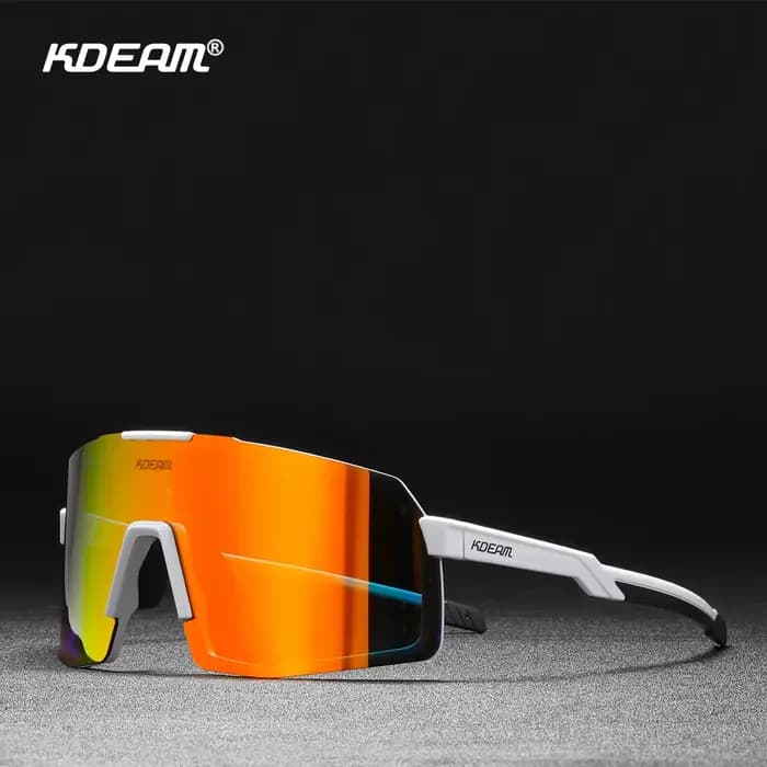 KDEAM-Lunettes de soleil de sports de plein air pour hommes, lunettes de soleil polarisées UV400, ca