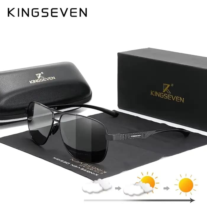 KINGSEVEN marque classique mâle lunettes de soleil hommes mode polarisé UV400 rétro lunettes en plei