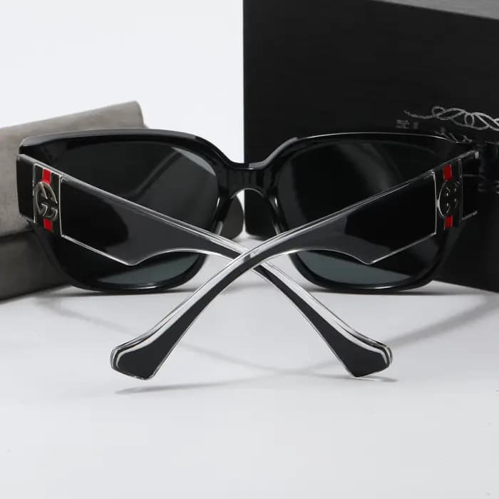 Lunettes De soleil polarisées carrées vertes pour femmes, pour conduite, voyage, lettres De luxe, un